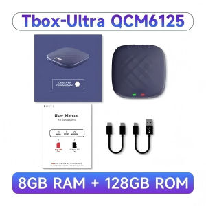 Carlinkit CarPlay Ai TV Box Plus Android13 8+128GB QCM 8-Core 665 6125 Wireless CarPlay Android Auto YouTube Netflix IPTV 4G