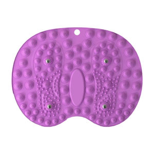 Hengfa Lina Foot Massage Acupressure Mat Muscle Relaxation Acupuncture Mat Pilates Fitness Yoga Accessories Foot Training Round Workout Mat Sensory Floor Tiles for Adults Kids Children Toddlers