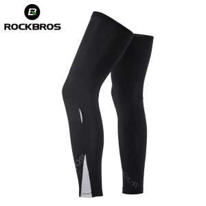 ROCKBROS Xe Đạp Legwarmer Vớ UV Kem Chống Nắng Xe Đạp Thể Dục Quần Legging Làm Ấm Chân Thoáng Khí An Toàn Thể Thao Bảo Vệ Đầu Gối