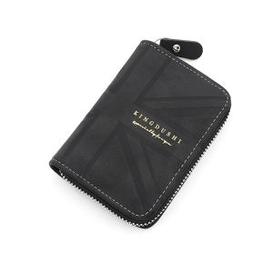 Kingdushi K95-17 Dompet Kartu Pria Wanita Minimalis Muat Banyak Bahan Sintetis Lembut