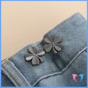 D.S. ตะขอกางเกง ชุดกระดุมโลหะ ปรับระดับได้ โ Pants button