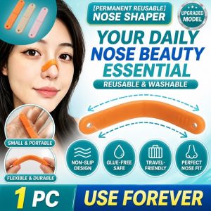 Reusable Nose Clip Strip Adjustable Nose Bridge Adults Kids Comfortable Fit Washable/Anti-slip Design/Perfect For DIY Mask/Long-lasting Use