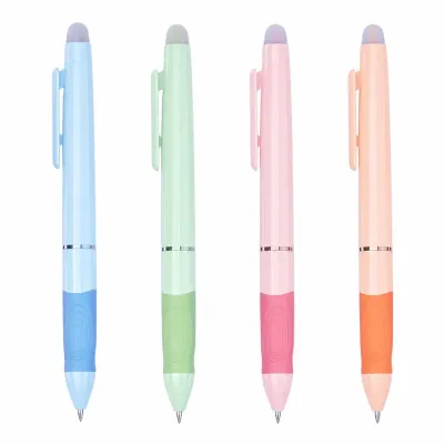 Bantex Erasable Gel Pen 0.5 mm / Pulpen Bisa Dihapus Tinta Biru Soft Grip BG1024