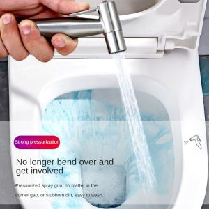 Toilet spray gun faucet female washing device toilet spray head bathroom water gun partner flushing device household
