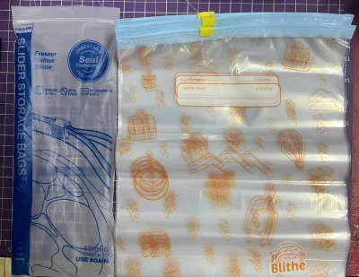 blithe baby slider food grade bags for breastmilk storage bag zipper sealing sealer pouch pouches zip