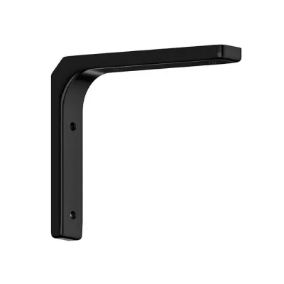 2pcs Thickened Shelf Bracket Wall Mounted L-shaped Shelf Support Multifunctional Space Saving Fixed Bracket Indoor