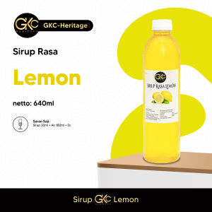 Sirup Lemon 640ml Minuman Gkc Heritage