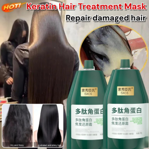 SPA Grade Peptide Keratin Burnt Hair Restoring Smoothing Cream Keratin Hair Treatment Mask Moisturize Nourish Repair Frizz Dry Hair 多肽角蛋白发膜
