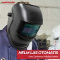Helm Topeng Las Otomatis Auto Darkening Welding Helmet. 
