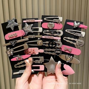 ✅100% Original Amazing New Style Hair Clip Star Wave Clip Love Heart Clip Letter Hair Accessories Set