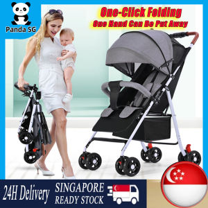 SG[In Stock] Baby Stroller with Canopy Stroller Light Weight Compact Pram Reclining Foldable Baby Portable  Foldable Kids Travel Stroller Multifunctional Kids Travel Stroller Light Weight Compact Pram Multifunctional Kids Travel Lightweight