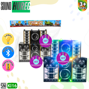 IST Mainan Sound Horeg Medium Bluetooth Baterai Charge KI16
