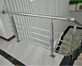 Stair handrail stainless steel brushed column Attic guardrail Bay window railing handrail stair. 