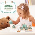 Set teh kayu anak-anak untuk permainan peran/Mainan anak Edukasi hadiah. 
