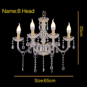 Crystal Chandelier Ceiling Lamp Nordic Led Chandelier Wedding Decoration Crystal Lamp Corridor Living Room Bedroom Decoration Ceiling Chandelier