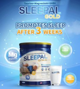 ORIGINAL Sleepal Gold Milk Improve Better Sleep and Less insomnia Fatigue 400grams