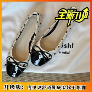 Free Shipping-Style Lightweight Shallow-Toe Bow Flats For Women 2026 New Spring Fashion Versatile Shoes To Match Dresses
