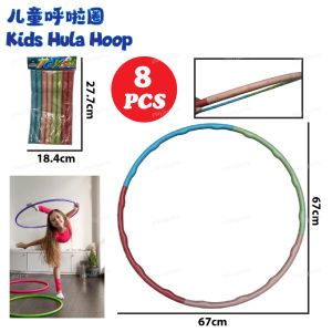 Kids Hula Hoop – 67cm(+-) Adjustable Plastic Hoops for Exercise & Fun Play Present Gift *READY STOCK*
