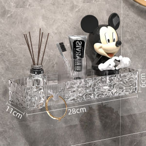 Light Luxury Acrylic Storage Rack Toilet Washstand Cosmetic Storage Box Bathroom Storage Rack
