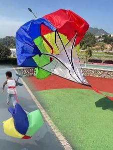 Kids Speed Training Parachute Outdoor Running Resistance Umbrella Soccer Agility Fitness Exercise Toy for Children Sports Traini