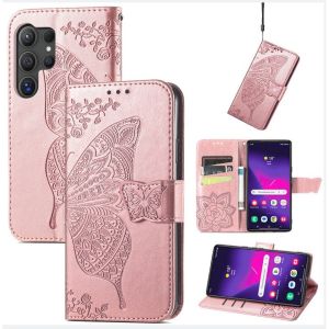 Casing For Samsung Galaxy S24 Ultra S24 Plus S24 S23 Ultra S23 Plus S23 S23FE 5G Phone Case Card Slot Wallet Stand Holder Shockproof Bumper Soft TPU Edge All Include Back Cover