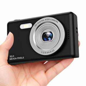 【Vodool】 Compact Digital Camera (TF Card Not Included) Portable Mini HD Video Camera for Beginners Travel