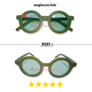Kacamata Bulat John Lenon Boboho Gaya Anak Sunglasses Bayi Balita Kids Cute Lucu Anti UV Perempuan Cewek Bayi Fashion Kids - COD