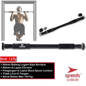 PULL UP BAR SPEEDS / DOOR CHINNING BAR / speed ALAT TONGKAT GYM ALAT FITNESS MANUAL DI RUMAH PRAKTIS alat olahraga gantung pintu penopang sansak