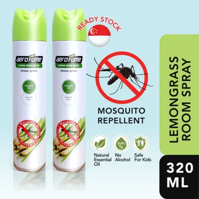 [SG] Aerofume Lemongrass Air Freshener Spray (Mosquito Repellent) Twin Pack
