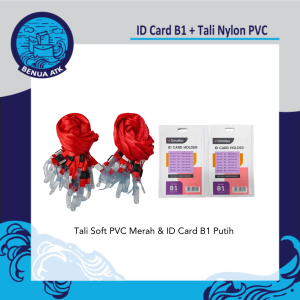Bundling ID Card B1 + Tali ID Nylon Soft PVC Dataflex (NYLKSFP)