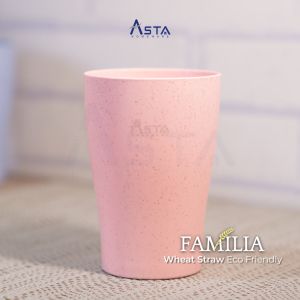 Asta Cangkir Gelas Wheat Straw Cup Bahan Jerami Gandum Food Grade Microwave BPA/PFOA Free Reusable