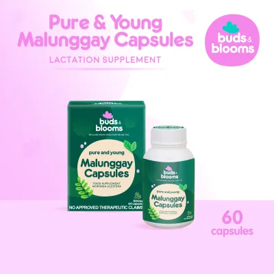 Buds & Blooms Pure and Young Malunggay Capsule - 60 Capsules