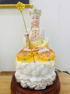 Tượng Phật Địa Tạng Bồ tát cao 40 - 70cm chất liệu Composite/Bột đá các loại hàng cao cấp nhập khẩu Đài Loan