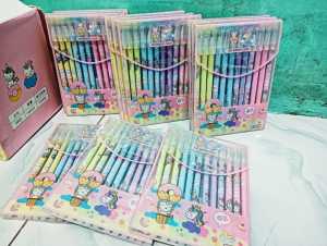 1 KOTAK 12 PCS PULPEN GEL UNICORN SET 8809 PULPEN GEL FANCY 0.5 MM