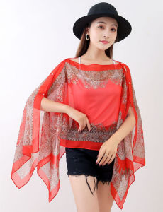 multi-functional Skaf Selendang Wanita Thin Sun-protection Shawl for Women Stylish Fashionable Long Silk Scarf