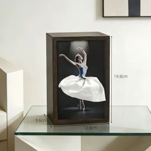Ballet Dancer Tissue Wooden Ballet Dancer Skirt Napkin Dispenser Creative Tissue