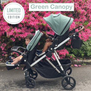 Keenz Kinetic D2 Convertible Stroller (with 2 Stroller Seats) - Stylish versatile & future-proof modular full-size stroller