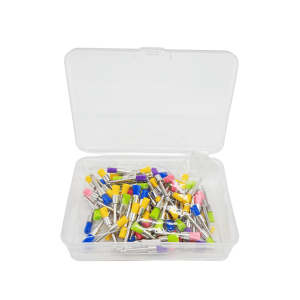 100pcs Disposable Dental Polishing Prophy Brush Flat Type Nylon Polishing Brush Teeth Whitening Clean