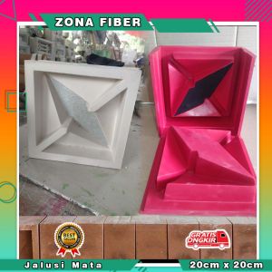 cetakan loster fiberglass cetakan loster fiber 2 muka loster dindingcetakan roster fiber BERGARANSI roster dinding