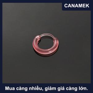 【CANAMEK】 10Pcs Đầy Màu Sắc Nhựa Hoop Bông Tai Dễ Thương Nhỏ Bông Tai Cho Phụ Nữ Cô Gái Đơn Giản Đa Năng Tai Khóa Đồ Trang Sức Phụ Kiện Quà Tặng
