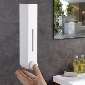 VGLPOP Press Design Shower Liquid Dispenser Waterproof Plastic Bathroom Soap Dispenser Manual Soap Dispenser Moisture-proof Liquid Soap Dispenser Shower Gel Compatible