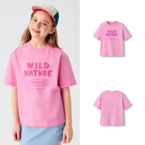 Balabala เสื้อยืดเสื้อแขนสั้นเด็กสำหรับเด็กแรกเกิดเสื้อยืดเนื้อบางฤดูร้อน2025จับคู่กับผู้ปกครองเด็ก