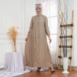 GAMIS ERUFAH MOCCA GAMIS POLO LINEN TERBARU || SANDRIA MAXY || LEBARAN 2024 DRESETERA