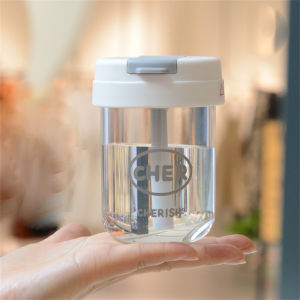 300ml Creative Milk Sippy Cup Cute Portable Water Cup Mini Plastic Water Bottle Tumbler With Straw Leakproof Cute Tumbler