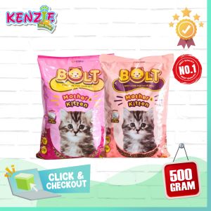 Bolt Mother And Kitten 500 Gram Freshpack - Makanan Kering Anak dan Ibu Kucing
