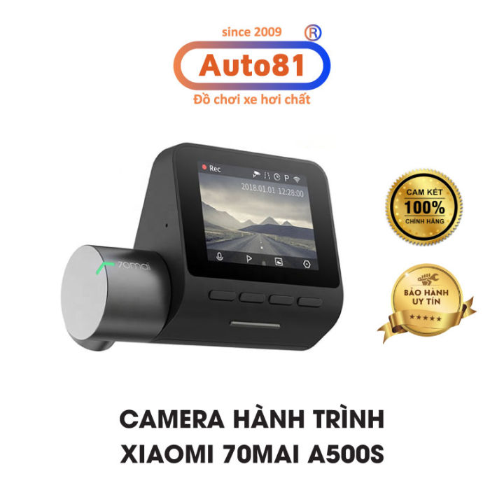 Cam hành trình ô tô camera hành trình xe hơi Xiaomi 70mai Pro A500S trông xe 24/24h hỗ trợ lái xe an toàn ADAS