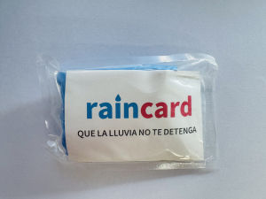 RAINPRO Disposable Card Raincoat Vacuum-Compressed 20g Lightweight Portable for Outdoor Travel Use