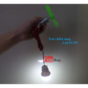 Máy phát điện gió mini V2 phát điện bằng sức gió