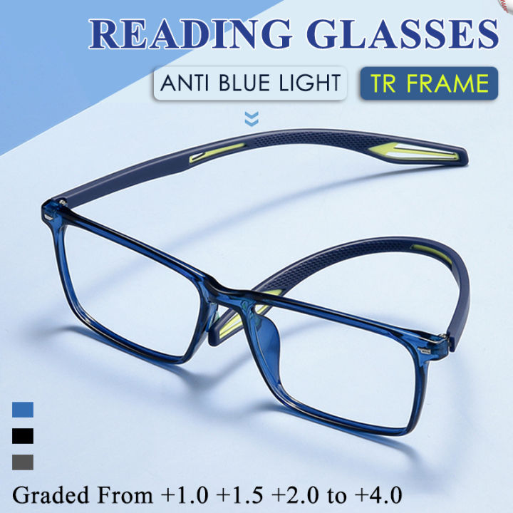 Sports Reading Glasses Anti Blue Light Farsightedness Glasses With ...