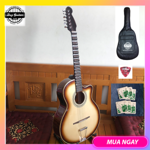 Đàn guitar phím lõm vọng cổ DVC200X có EQ 7545R đàn guitar vọng cổ cho Âm thanh mùi chuẩn cổ nhạc Duy Guitar Store